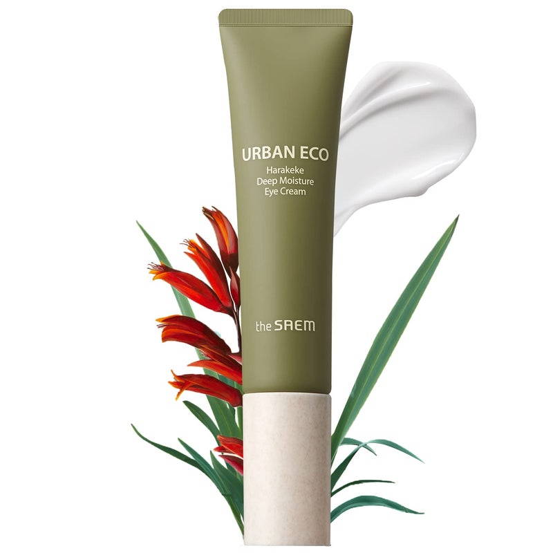 THESAEM Urban Eco Harakeke Deep Moisture Eye Cream 1.01oz. - Vegan Under Eye Cream with Harakeke Root Extract - Calms Puffiness - Reduces Fine Lines - Replenishes Vitality and Moisture of Tired Eyes - Image 1